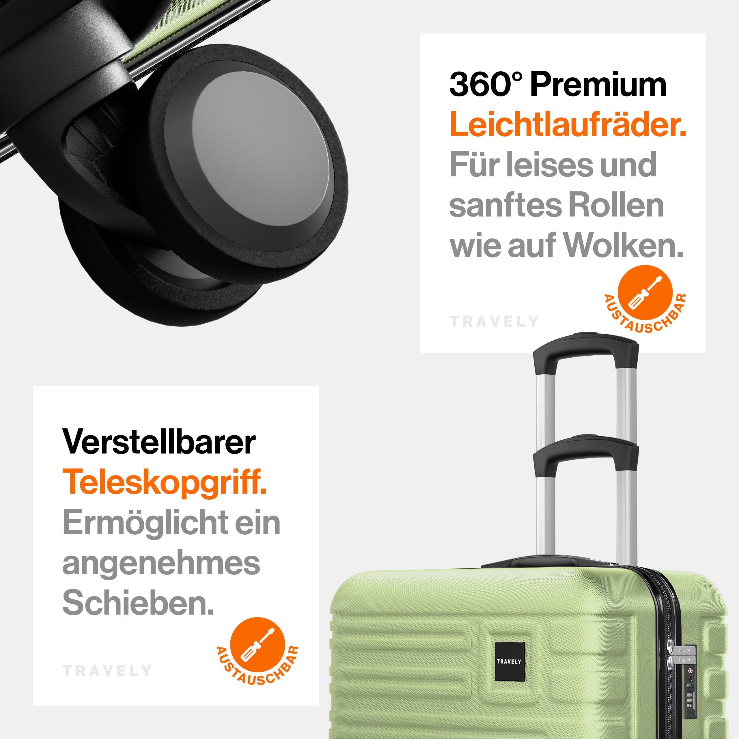 Premium Polycarbonat Koffer