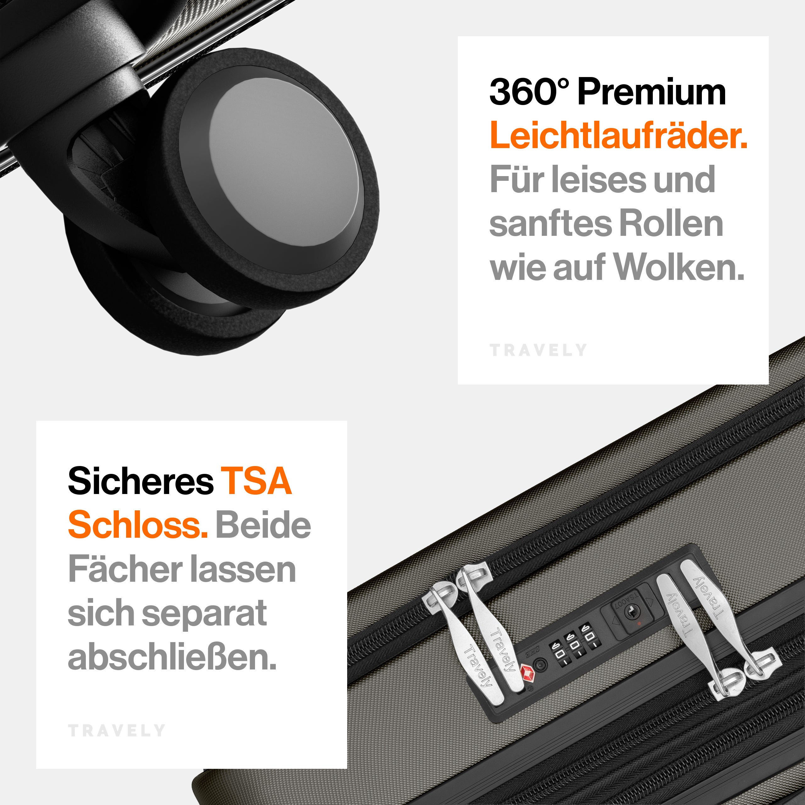 Premium Polycarbonat Koffer