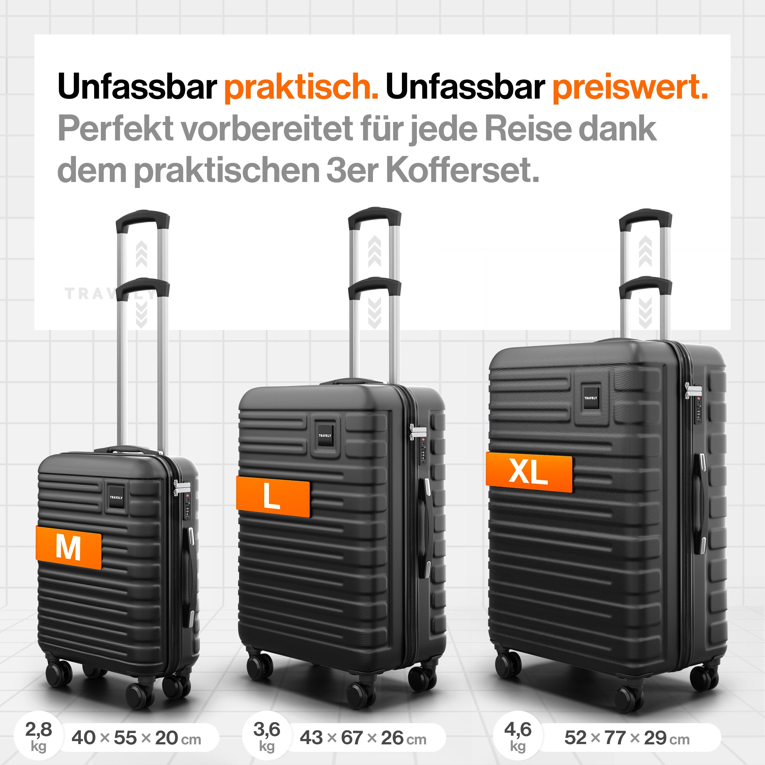 Premium Polycarbonat Koffer