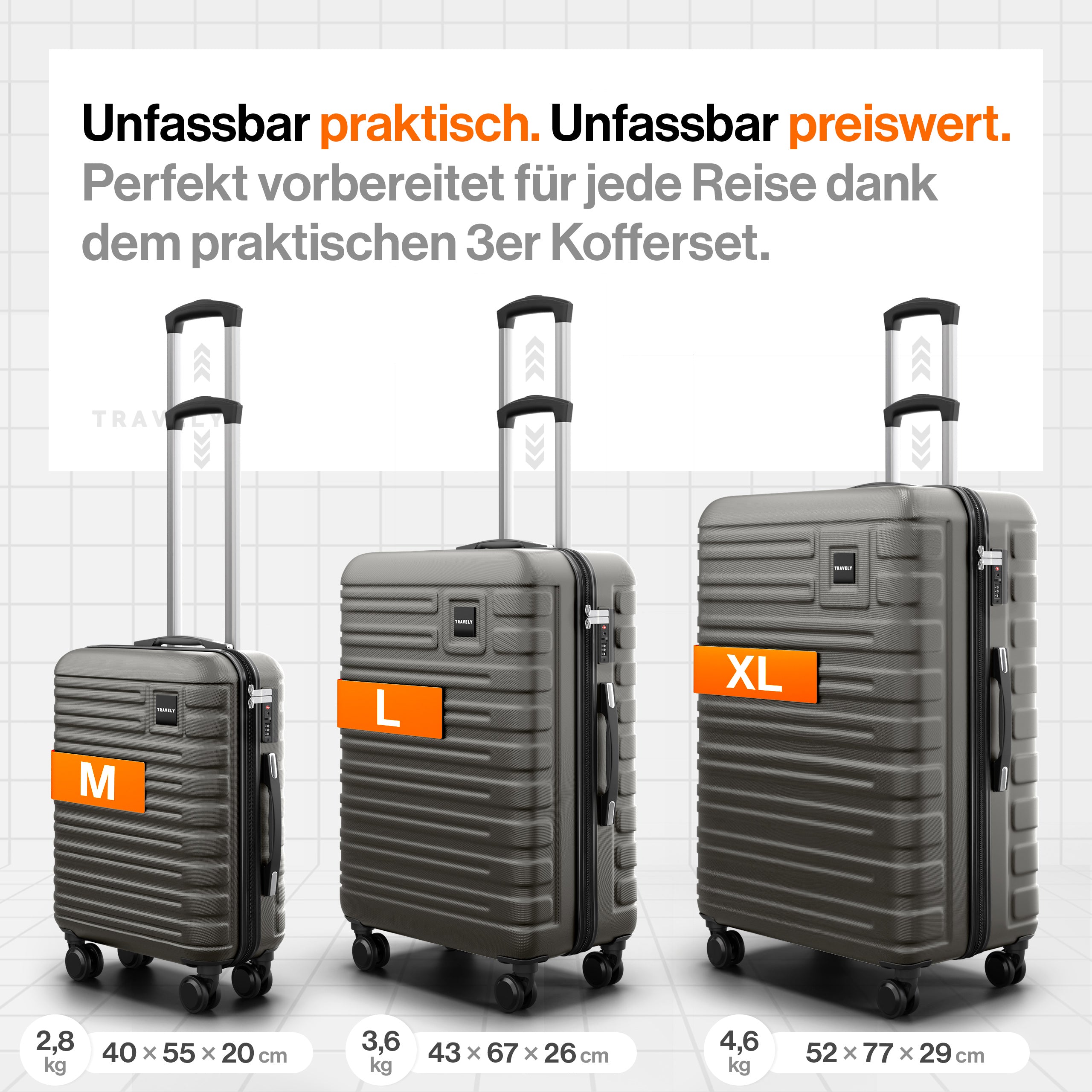 Premium Polycarbonat Koffer