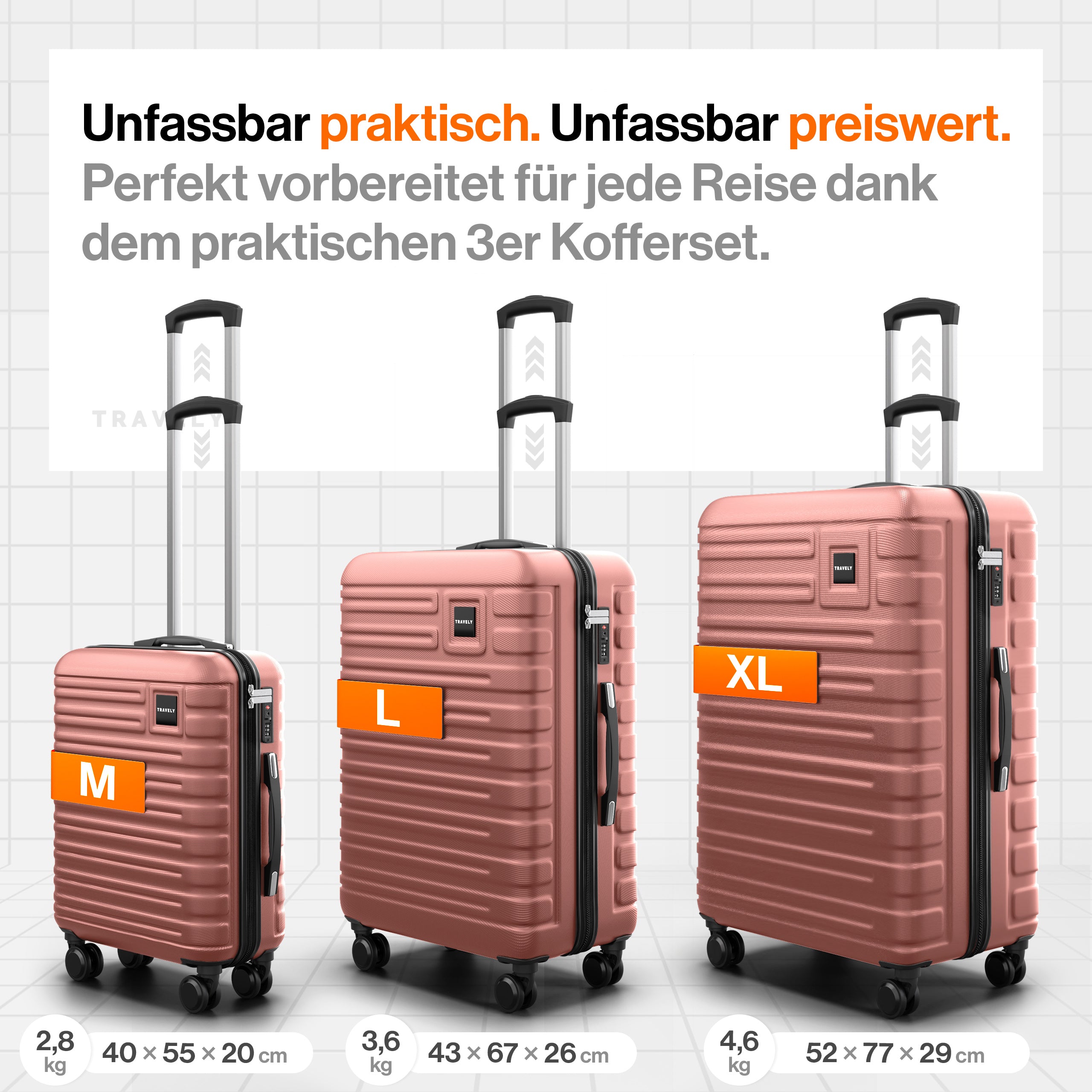 Premium Polycarbonat Koffer